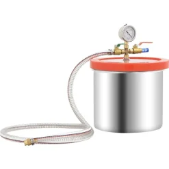 vidaXL vakuumkammer med 2-trins pumpe 7,4 l