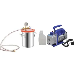 vidaXL vakuumkammer med 2-trins pumpe 5,5 l