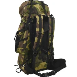 vidaXL vandretaske 60 l camouflage oxfordstof grøn