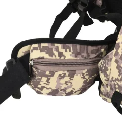 vidaXL vandretaske 60 l camouflage oxfordstof brun
