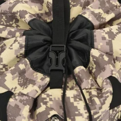 vidaXL vandretaske 60 l camouflage oxfordstof brun