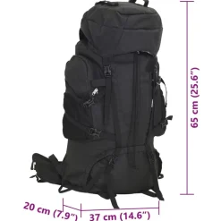 vidaXL vandretaske 60 l oxfordstof sort