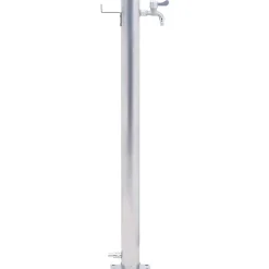 vidaXL vandsøjle 40 cm rund rustfrit stål