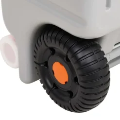 vidaXL vandtank på hjul til camping 75 l grå