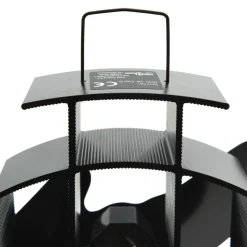 vidaXL varmedrevet ovnventilator 2 blade sort