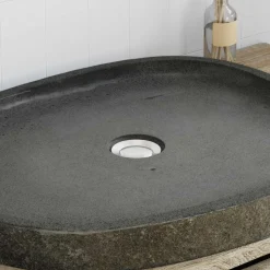 vidaXL Vask Basin Grå 65 x 50 x 6 cm River Stone