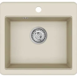 vidaXL Vask Beige 470 x 440 mm Granit