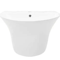 vidaXL Vask Hvid 56 x 48 x 42 cm Glaseret Keramik