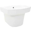 vidaXL Vask Hvid 50 x 45 x 41 cm Glaseret Keramik