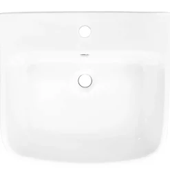 vidaXL Vask Hvid 50 x 45 x 41 cm Glaseret Keramik