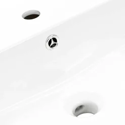 vidaXL Vask Hvid 50 x 45 x 41 cm Glaseret Keramik