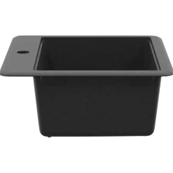 vidaXL Vask Sort 470 x 440 mm Granit