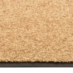 vidaXL vaskbar dørmåtte 40x60 cm cremefarvet