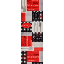 vidaXL vaskbar køkkenmåtte 60x300 cm Cuisine-tryk