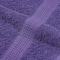 vidaXL vaskehåndklæder FROGN 2 stk. lilla 30x30 cm 360 gsm
