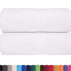 vidaXL vaskeklude FROGN 2 stk. hvid 15x21 cm 360 gsm