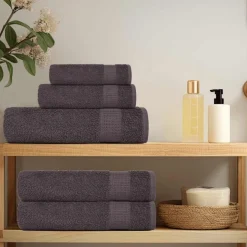 vidaXL vaskeklude FROGN 2 stk. antracit 15x21 cm 360 g/m²