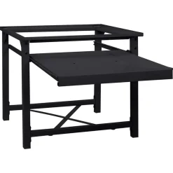 vidaXL Vaskemaskine Pedestal Sort 60 x 56 x 52 cm Stål