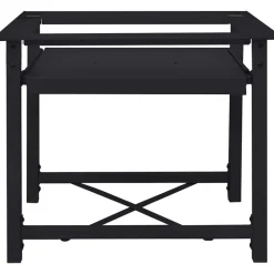 vidaXL Vaskemaskine Pedestal Sort 60 x 56 x 52 cm Stål