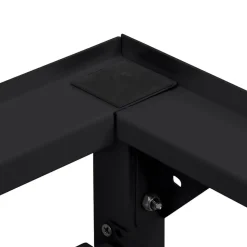 vidaXL Vaskemaskine Pedestal Sort 60 x 56 x 52 cm Stål