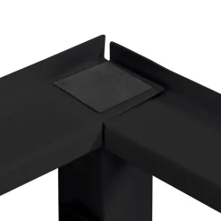 vidaXL Vaskemaskine Pedestal Sort 62 x 60,5 x 32,5 cm Stål