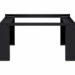 vidaXL Vaskemaskine Pedestal Sort 64 x 55 x 32,5 cm Stål