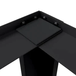 vidaXL Vaskemaskine Pedestal Sort 64 x 55 x 32,5 cm Stål