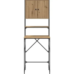 vidaXL Vaskemaskineskab Artisan Egetræ 68 x 48,5 x 194 cm