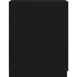 vidaXL Vaskemaskineskab Sort eg 70,5 x 71,5 x 91,5 cm Konstrueret træ