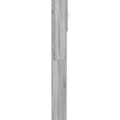 vidaXL vaskemaskineskab 64x24x190 cm konstrueret træ grå sonoma-eg