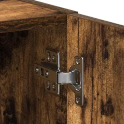 vidaXL vaskemaskineskab 64x24x190 cm konstrueret træ røget eg
