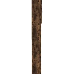 vidaXL vaskemaskineskab 64x25,5x190 cm røget egetræsfarve