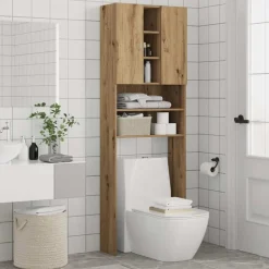 vidaXL vaskemaskineskab 64x25,5x190 cm kunsteg