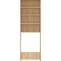 vidaXL vaskemaskineskab 64x24x190 cm sonoma-eg