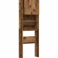 vidaXL vaskemaskineskab 64x24x190 cm konstrueret træ gammelt træ-look