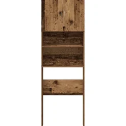 vidaXL vaskemaskineskab 64x24x190 cm konstrueret træ gammelt træ-look