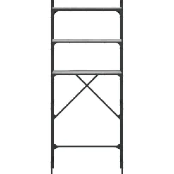 vidaXL vaskemaskineskab 67x25x163 cm konstrueret træ grå sonoma-eg