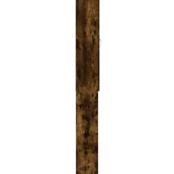 vidaXL vaskemaskineskab 64x25,5x190 cm røget egetræsfarve