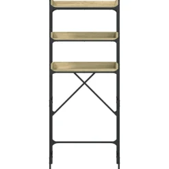 vidaXL vaskemaskineskab 67x25x163 cm konstrueret træ sonoma-eg