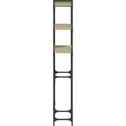 vidaXL vaskemaskineskab 67x25x163 cm konstrueret træ sonoma-eg