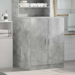vidaXL vaskemaskineskab 70,5x71,5x91,5 cm betongrå