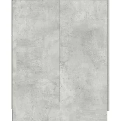 vidaXL vaskemaskineskab 70,5x71,5x91,5 cm betongrå