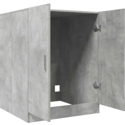 vidaXL vaskemaskineskab 70,5x71,5x91,5 cm betongrå
