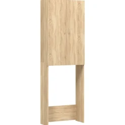 vidaXL vaskemaskineskab 64x25,5x190 cm sonoma-eg