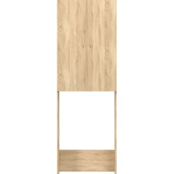 vidaXL vaskemaskineskab 64x25,5x190 cm sonoma-eg