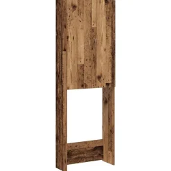 vidaXL vaskemaskineskab 64x25,5x190 cm antikt træ