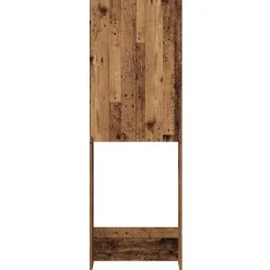 vidaXL vaskemaskineskab 64x25,5x190 cm antikt træ