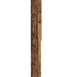 vidaXL vaskemaskineskab 64x25,5x190 cm antikt træ