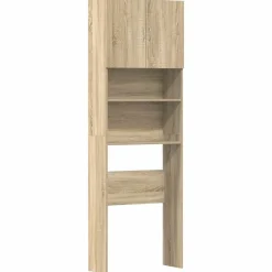 vidaXL vaskemaskineskab 64x24x190 cm konstrueret træ sonoma-eg