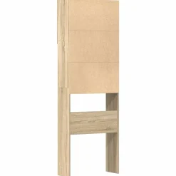 vidaXL vaskemaskineskab 64x24x190 cm konstrueret træ sonoma-eg